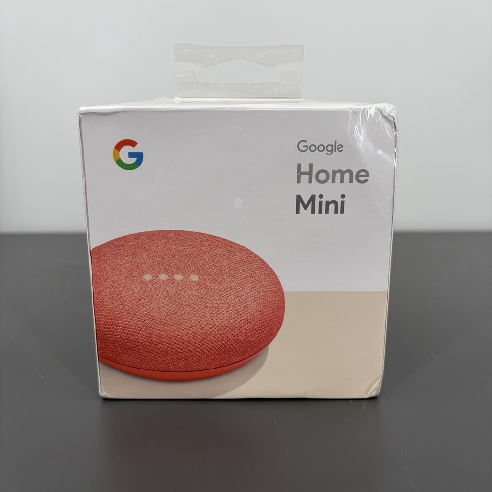 SEALED Google Home Mini Smart Speaker with Google Assistant Coral GA00217-US